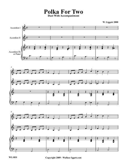 Polka For Two (Duet With Accompaninment)