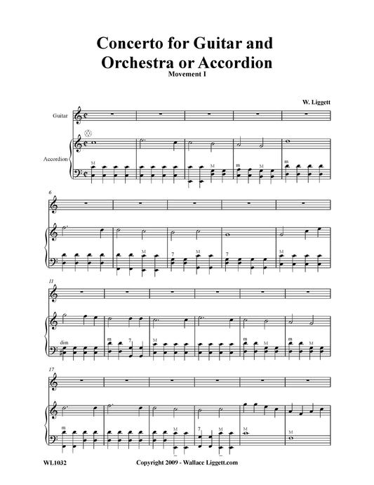 Concerto for Guitar and Orchestra Accordion