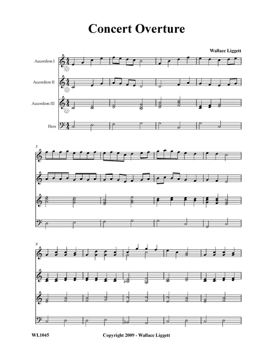 Concert Overture (Score)