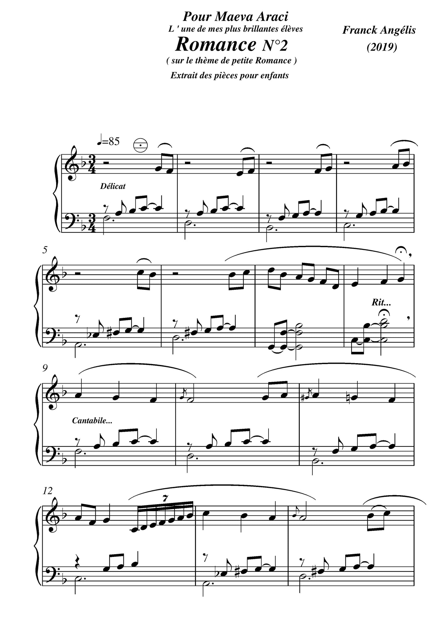 Romance No. 2 (Solo)