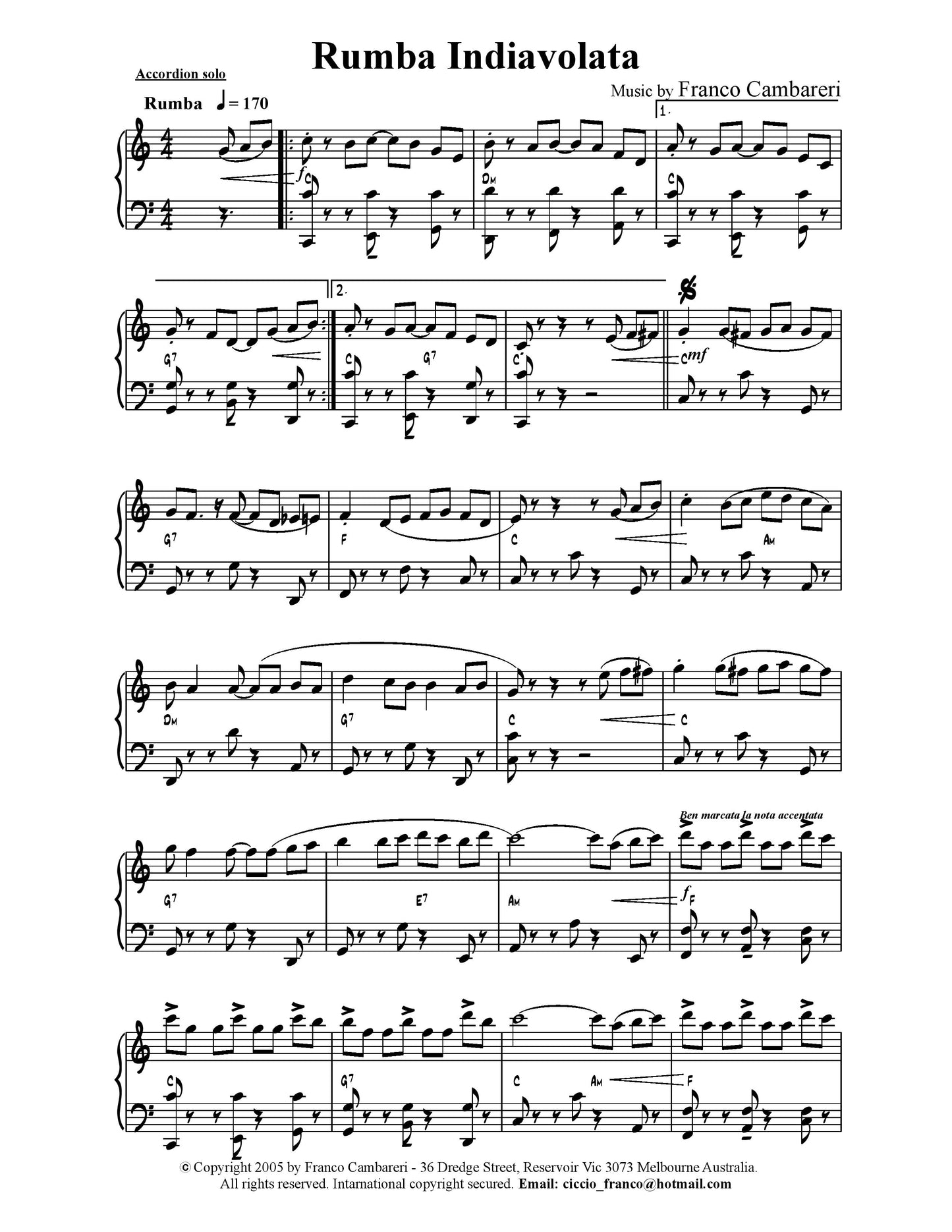 Rumba Indiavolata