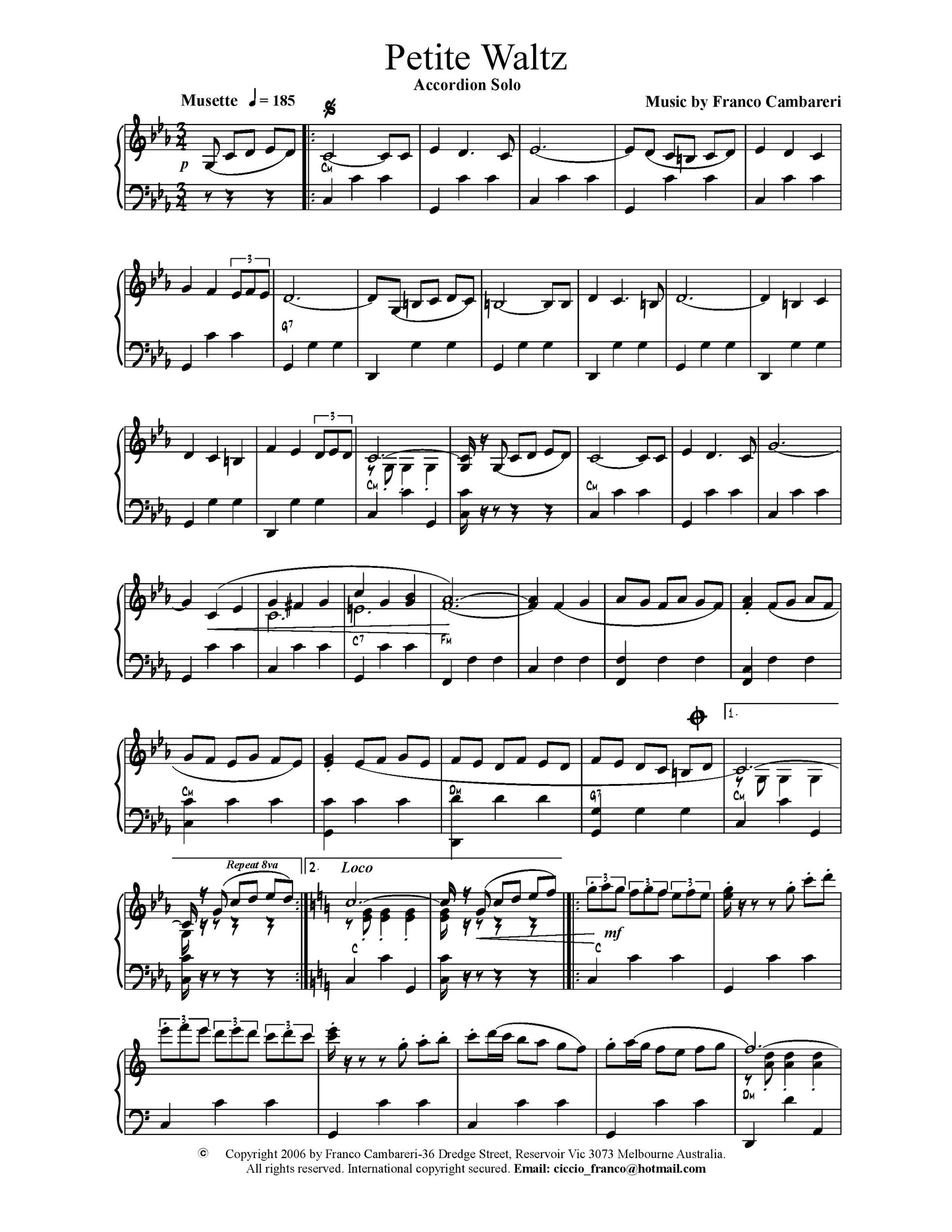 Petite Waltz (Little Waltz)