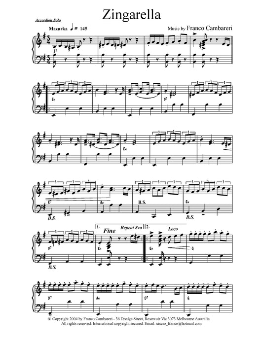Zingarella (Gypsy)