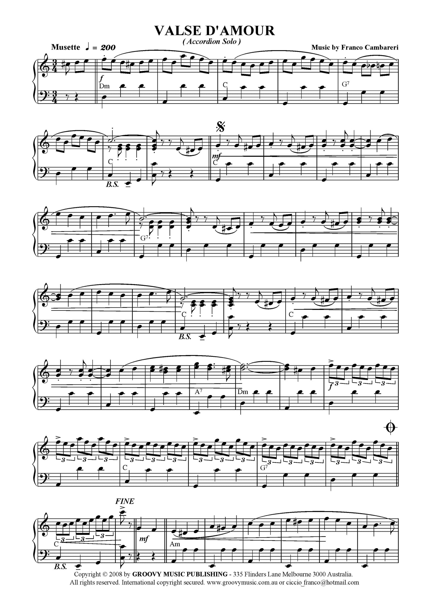 Valse D'Amour