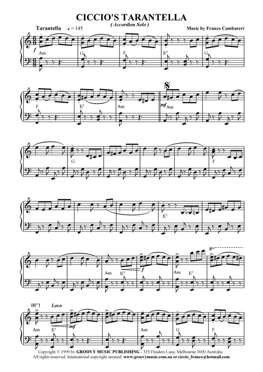 Ciccio's Tarantella