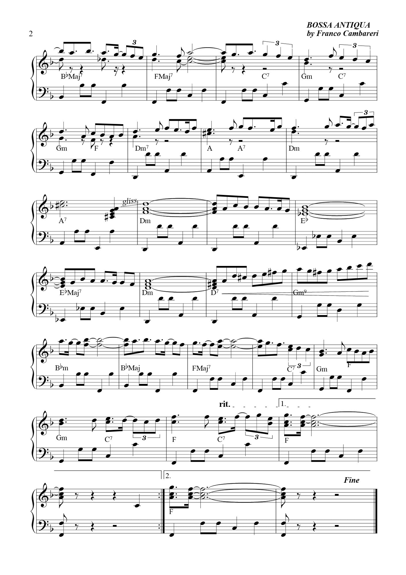 Bossa Antiqua