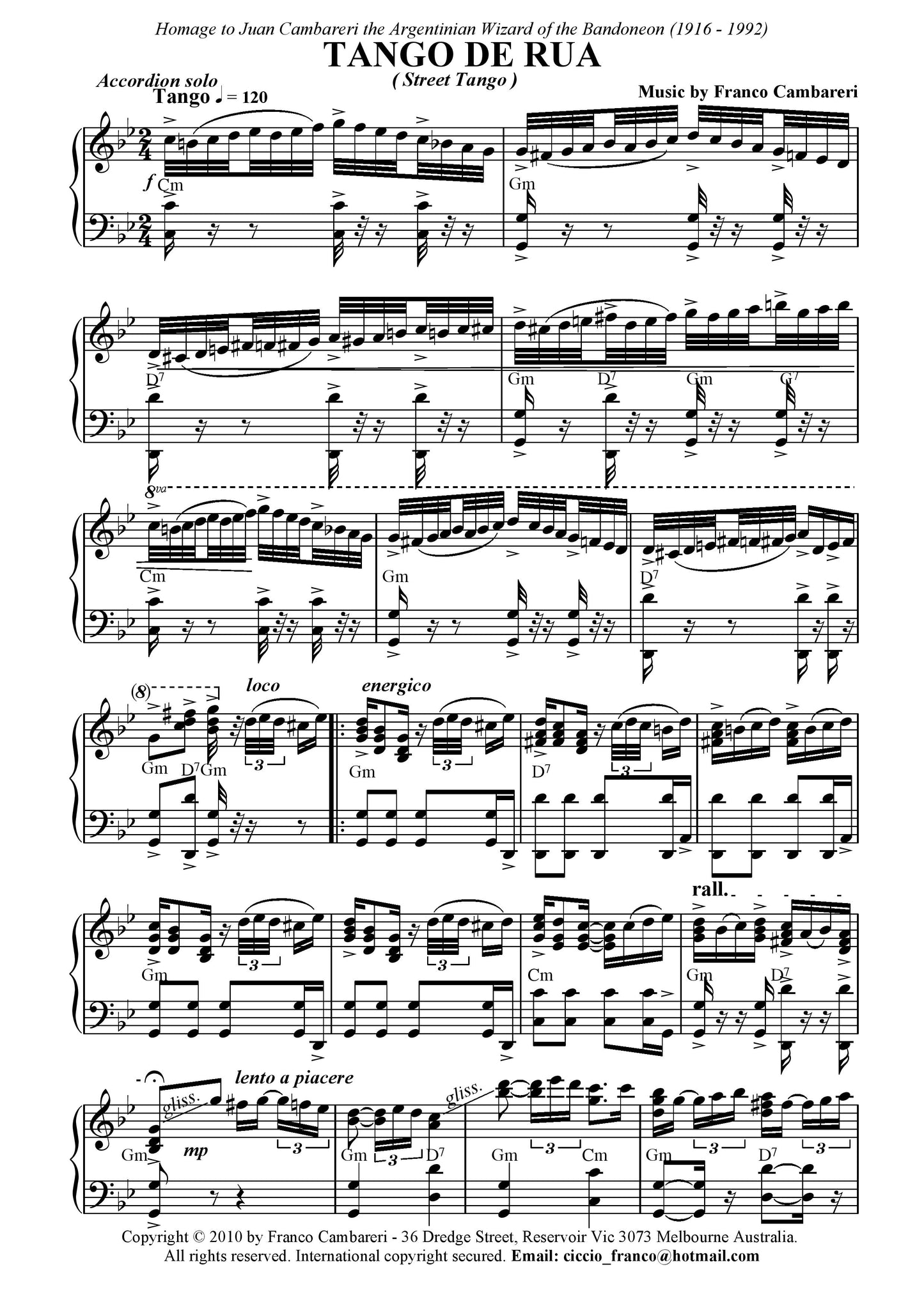 Tango De Rua