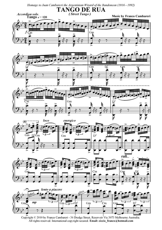 Tango De Rua