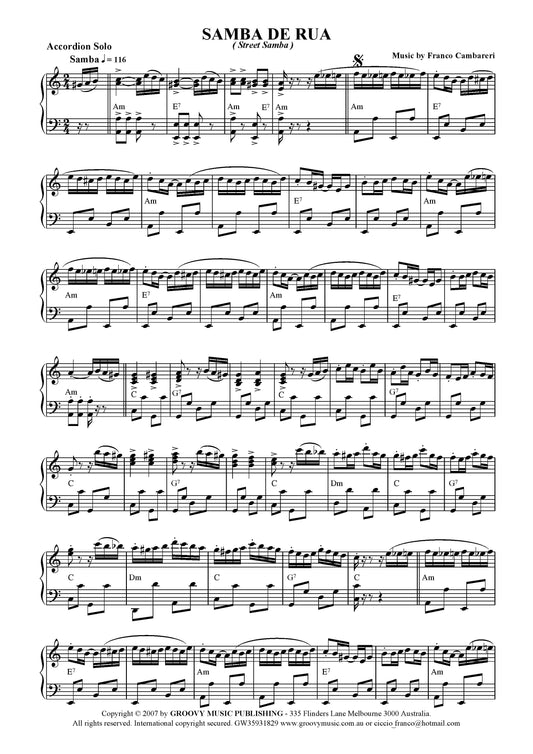 Samba De Rua (Street Samba)