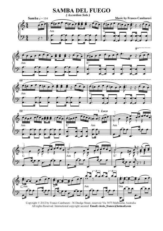 Samba del Fuego