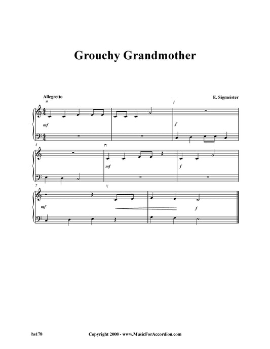 Grouchy Grandmother