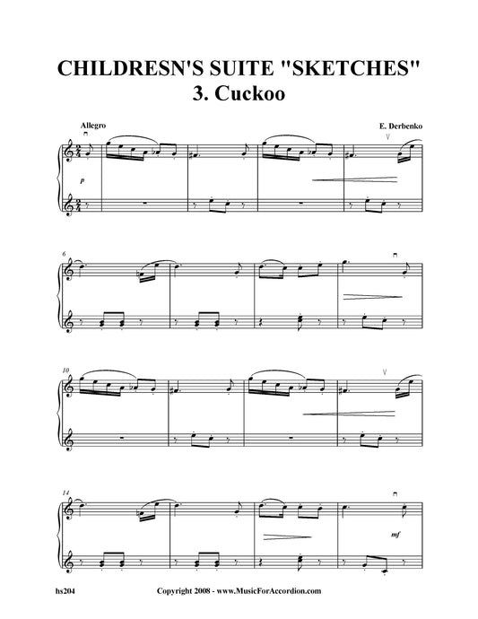 Children's Suite Sketches – 3. Cuckoo