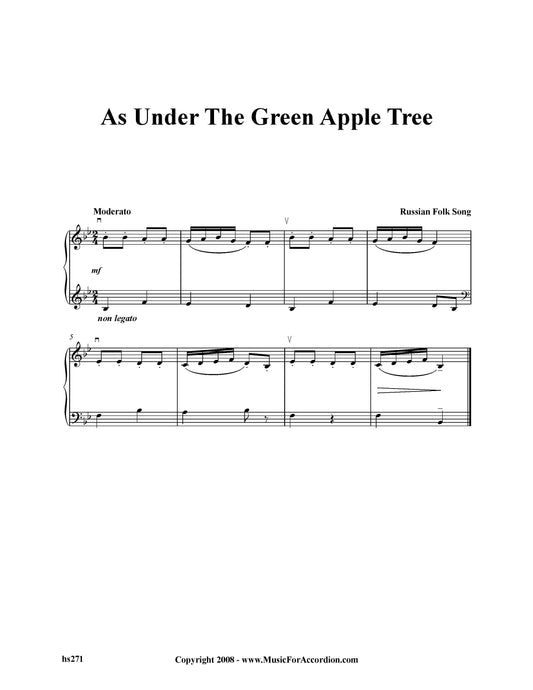 As Under The Apple Tree
