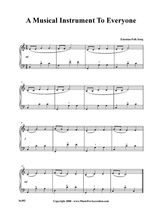 A Musical Instrument To Everyone