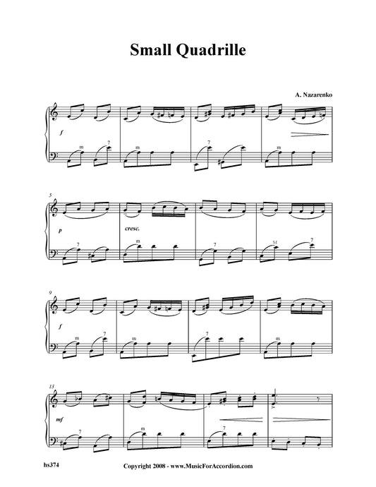 Small Quadrille