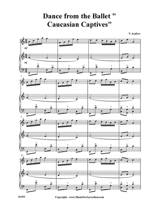 Dance From The Ballet Caucasian Captives