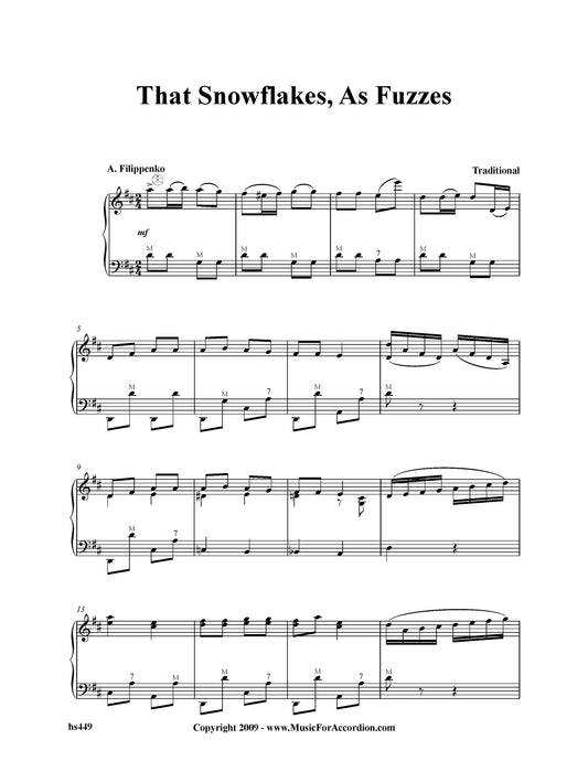 That Snowflakes, As Fuzzes