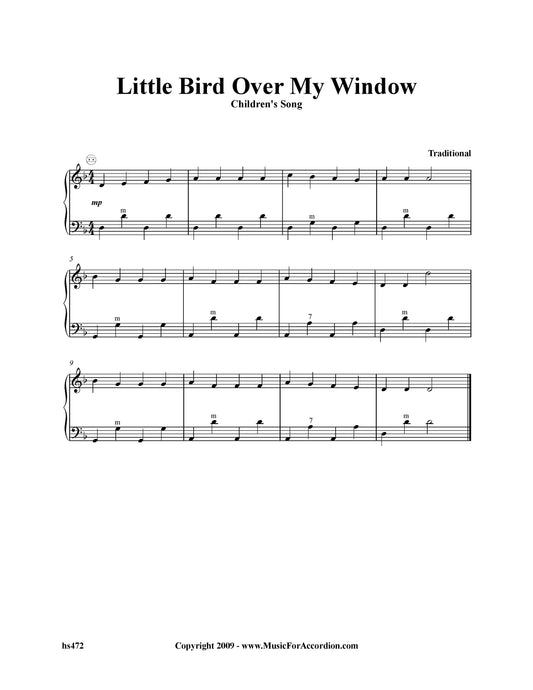 Little bird Over My Window