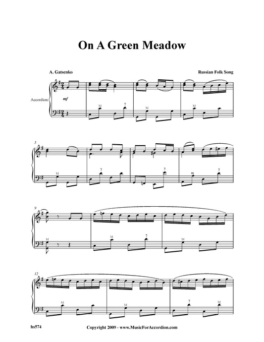 On A Green Meadow