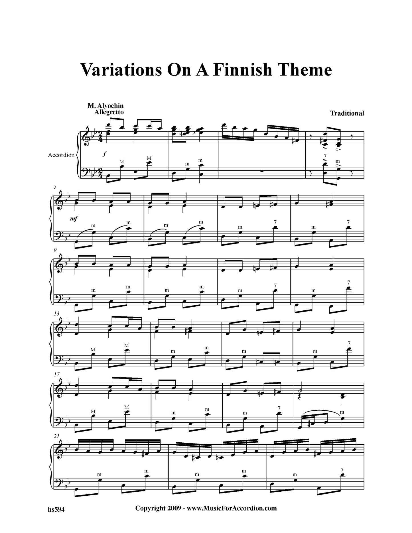 Variations On A Finnish Theme
