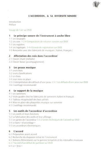 L’Accordeon & Sa Diversite Sonore