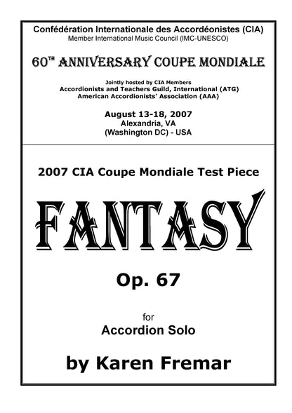 Fantasy Op.67, 2007 Coupe Mondiale Test Piece