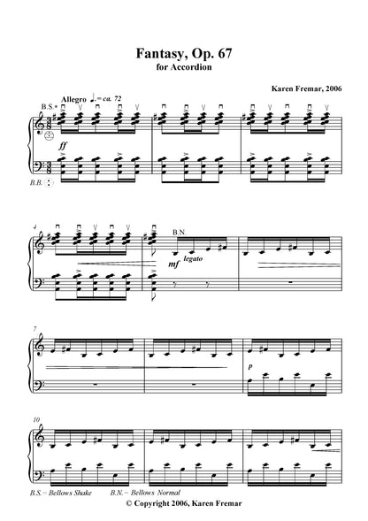 Fantasy Op.67, 2007 Coupe Mondiale Test Piece