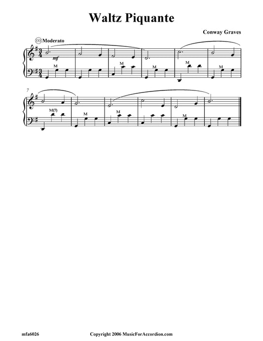 Waltz Piquante (Solo)