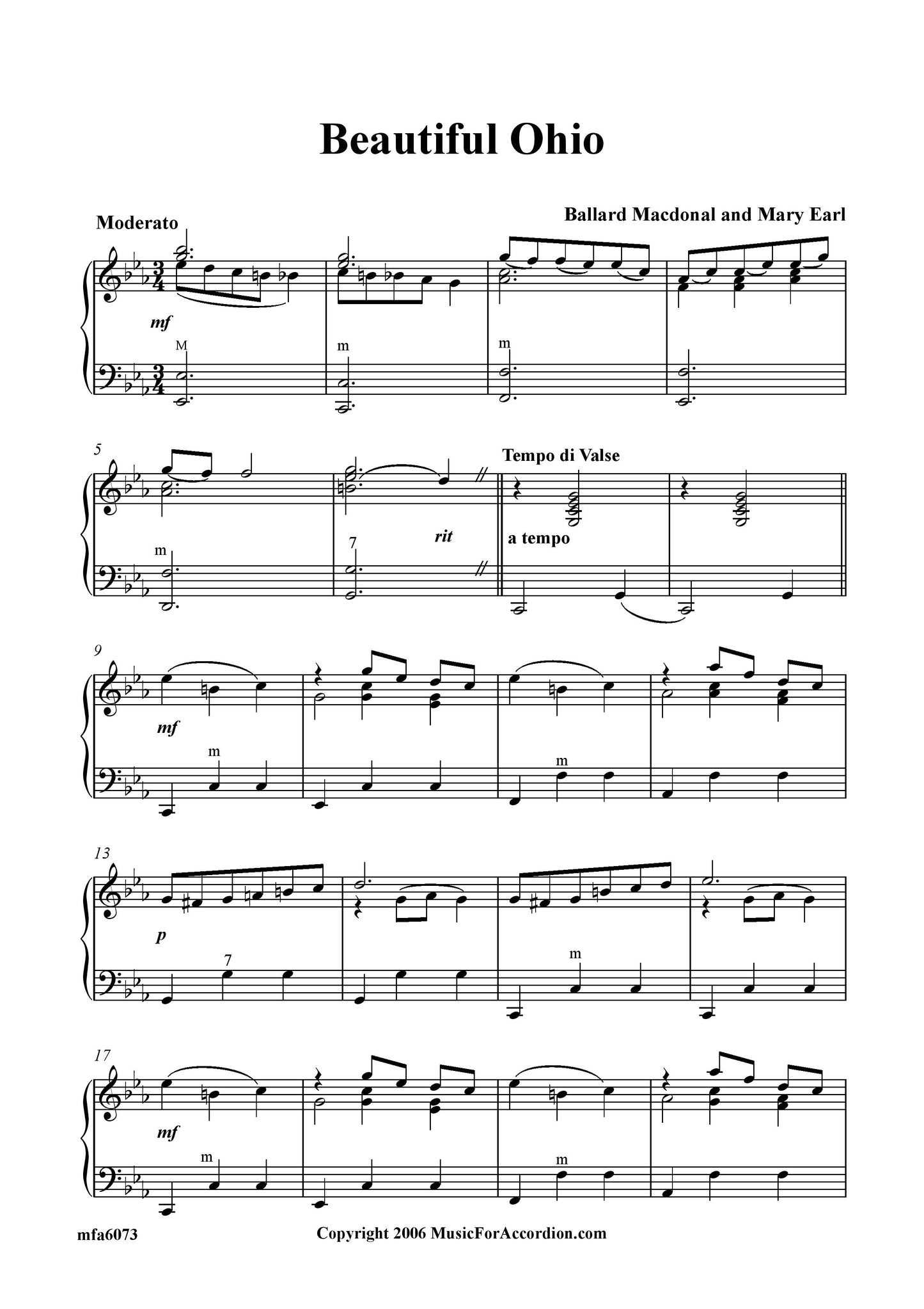 Beautiful Ohio (Solo)