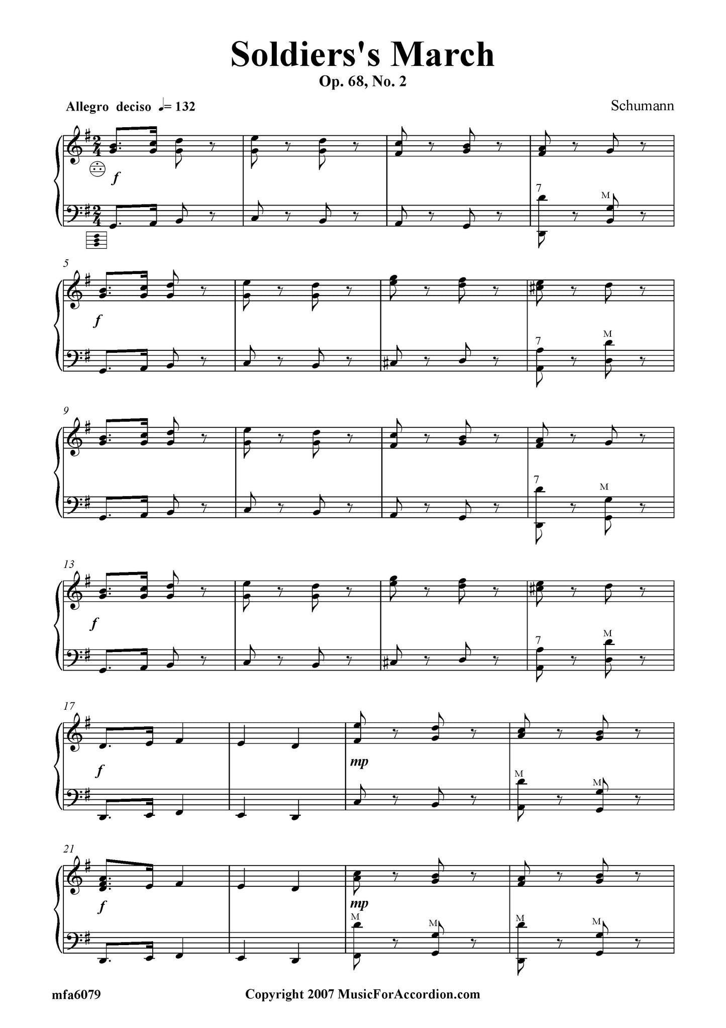 Soldier's March (Solo)