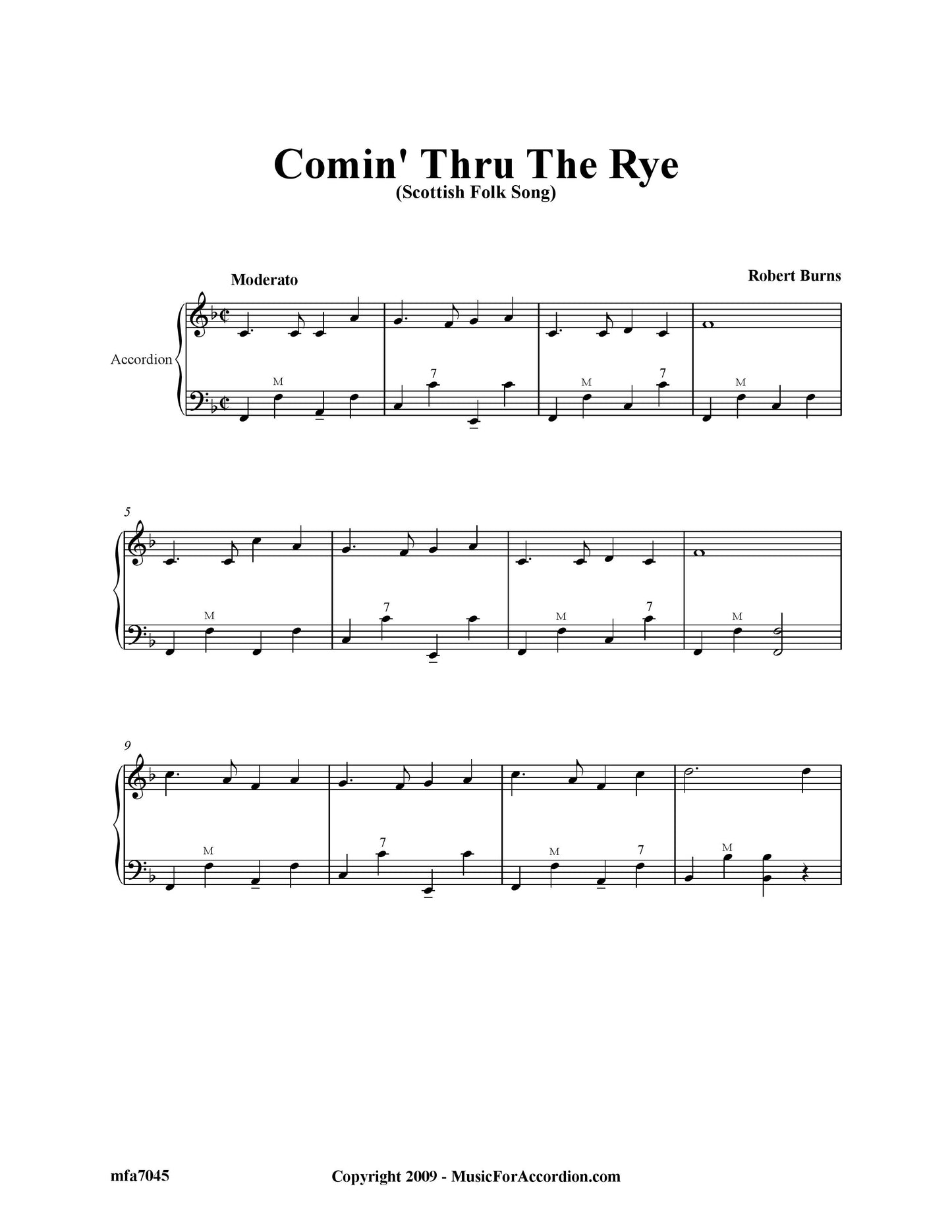 Comin' Thru The Rye (Solo)