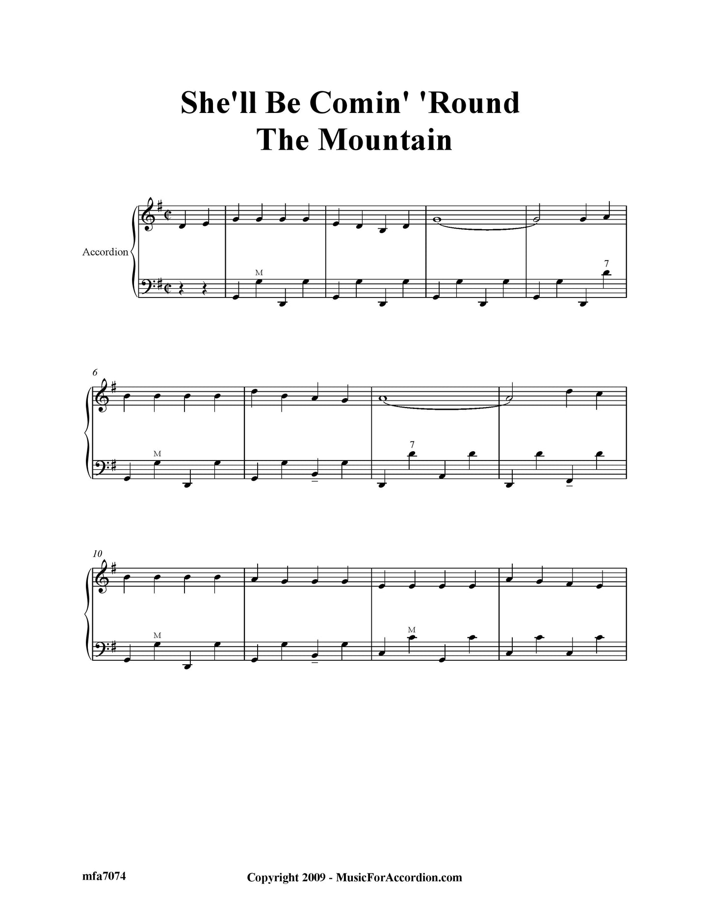 She'll Be Comin' 'Round The Mountain (Solo)