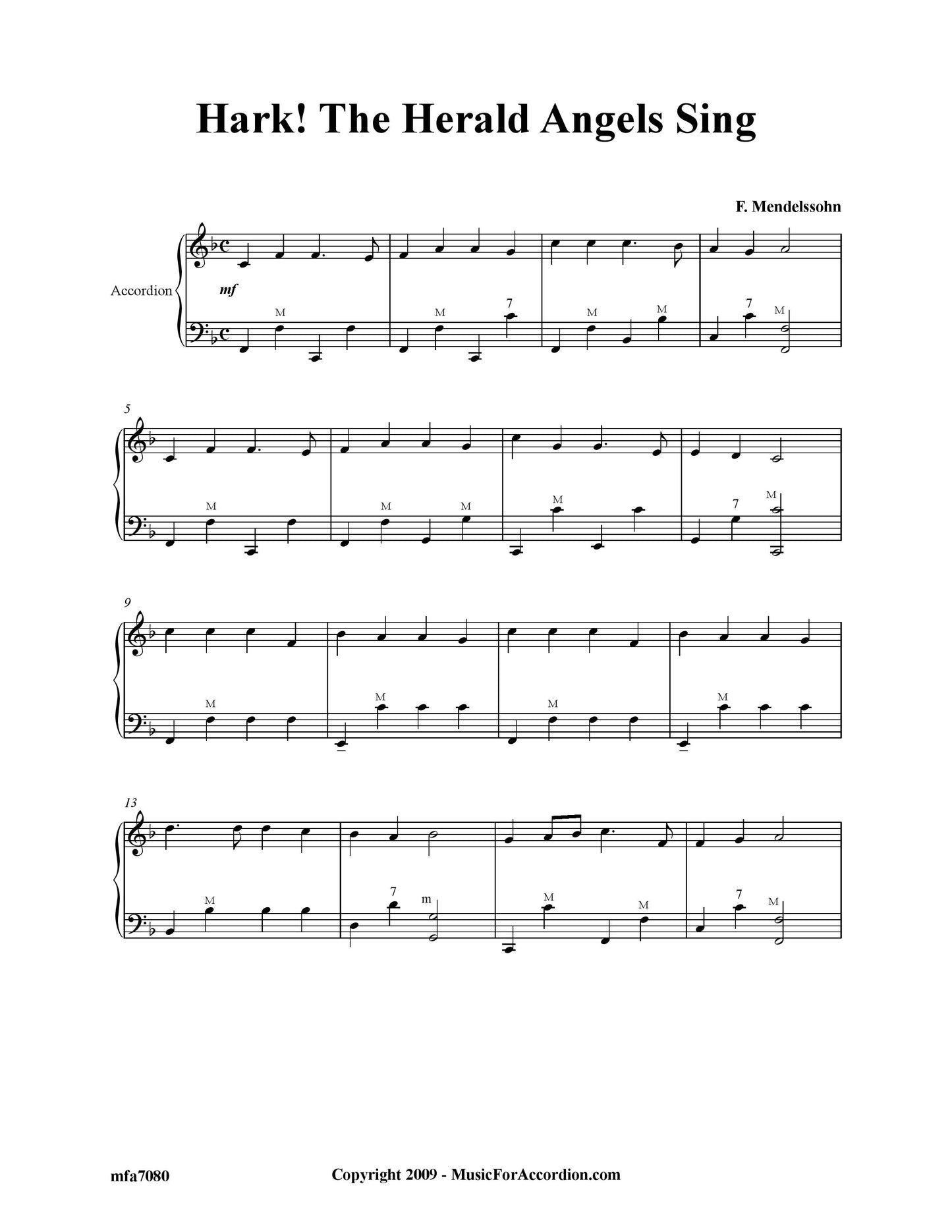 Hark! The Herald Angles Sing (Solo)