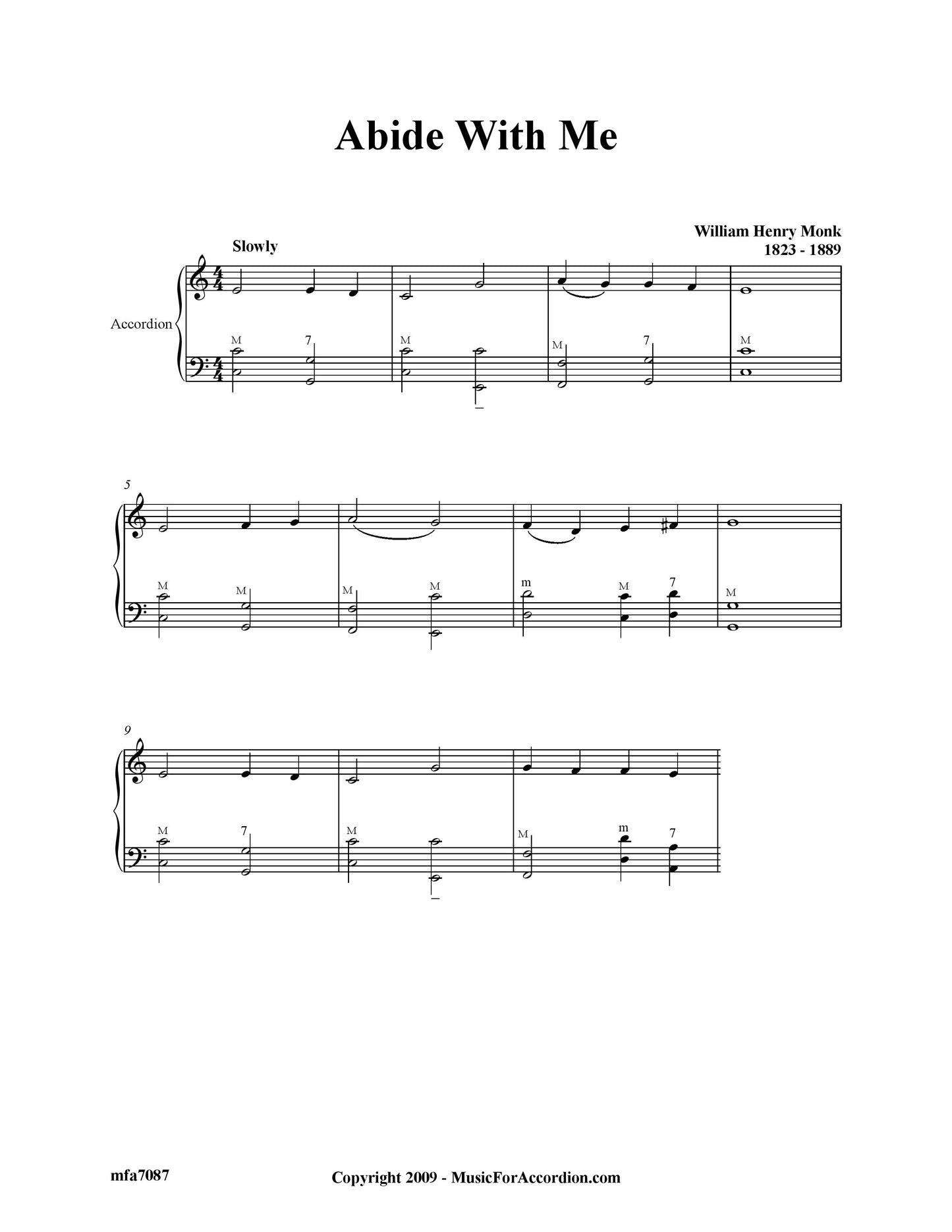 Abide With Me (Solo)