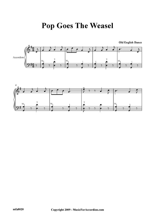 Pop Goes The Weasel Old English Dance (Solo)