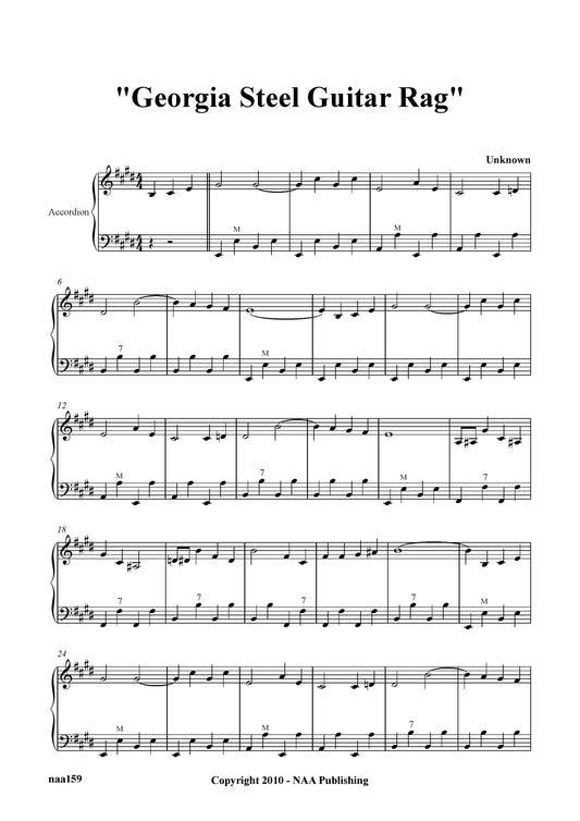 Georgia Steel Guitar Rag
