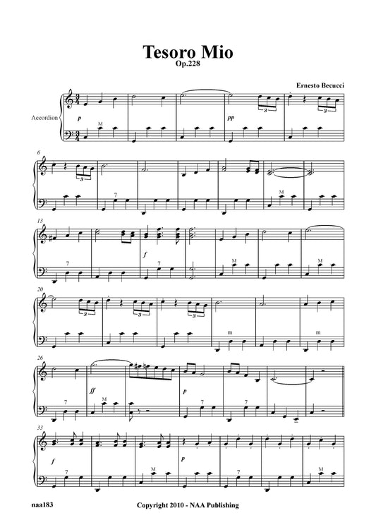Tesoro Mio - Op.228