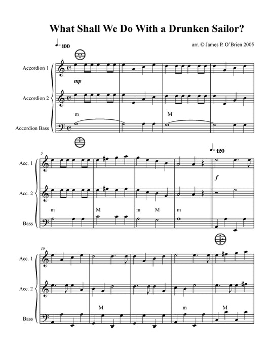 What Shall We Do With A Drunken Sailor Solo