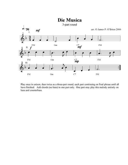 Die Musica Solo