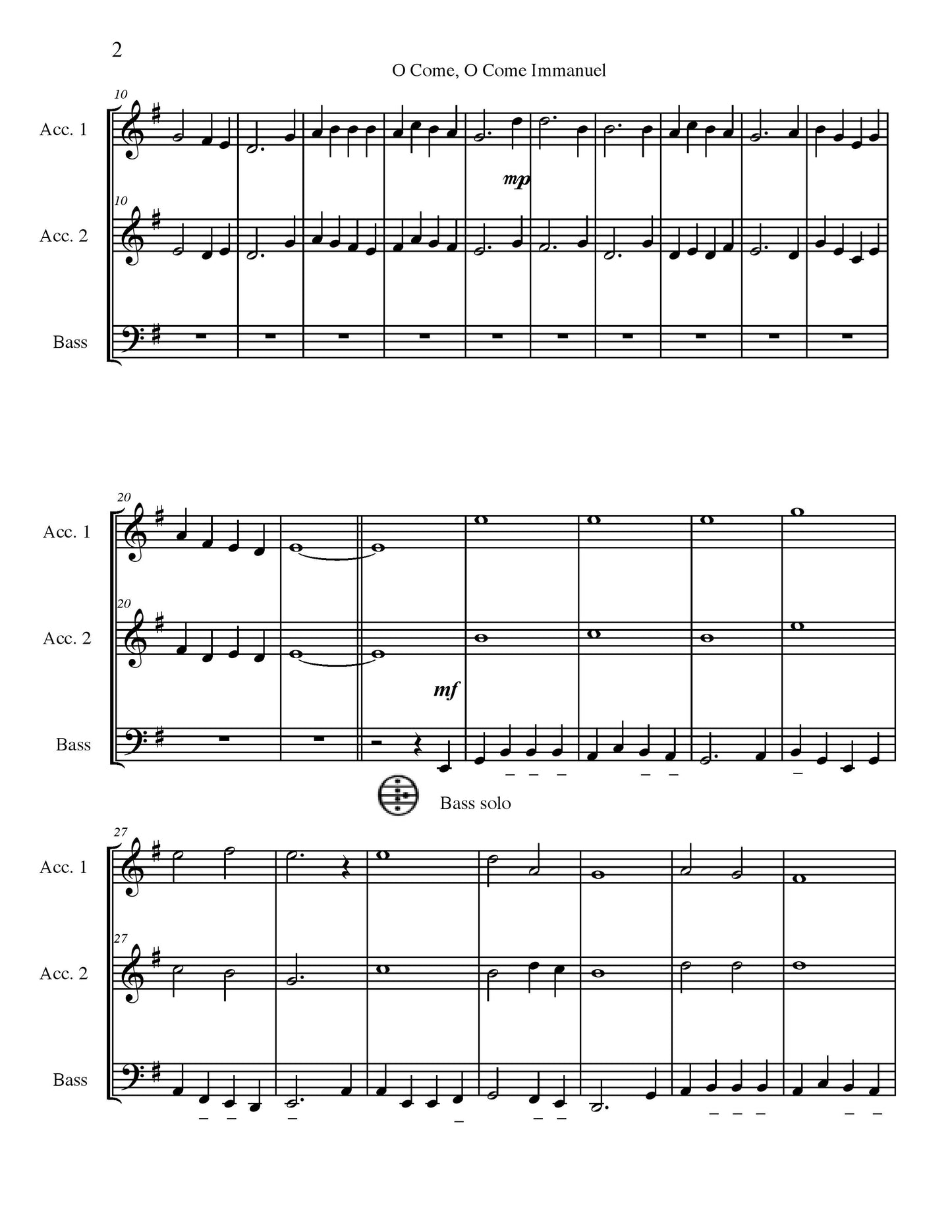 O Come, O Come Immanuel