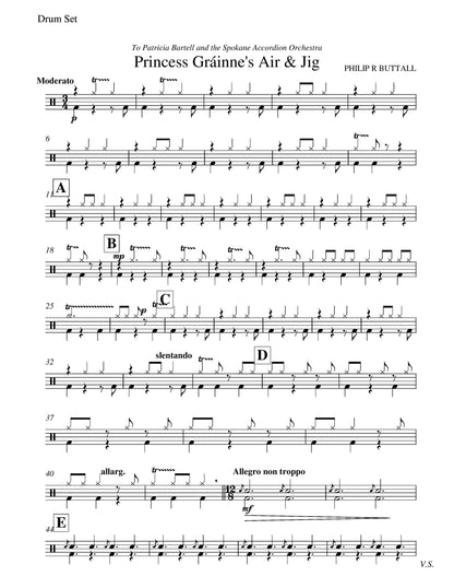 Princess Grainne's Air & Jig (score & parts)