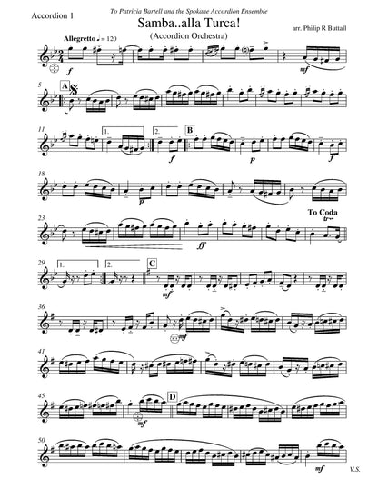 Samba...alla Turca! (score & parts)