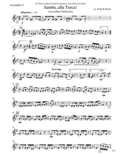 Samba...alla Turca! (score & parts)