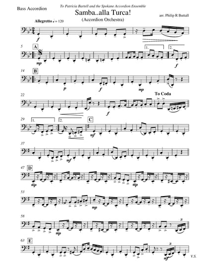 Samba...alla Turca! (score & parts)
