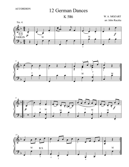 12 German Dances No. 04