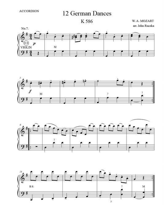 12 German Dances No. 07