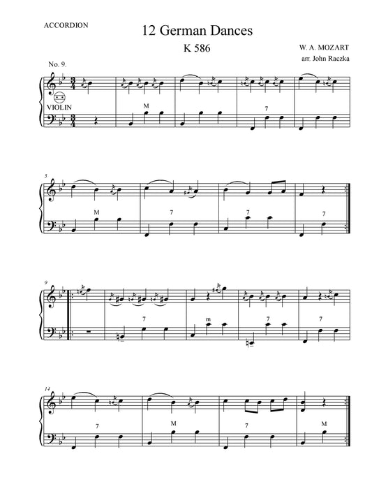 12 German Dances No. 09