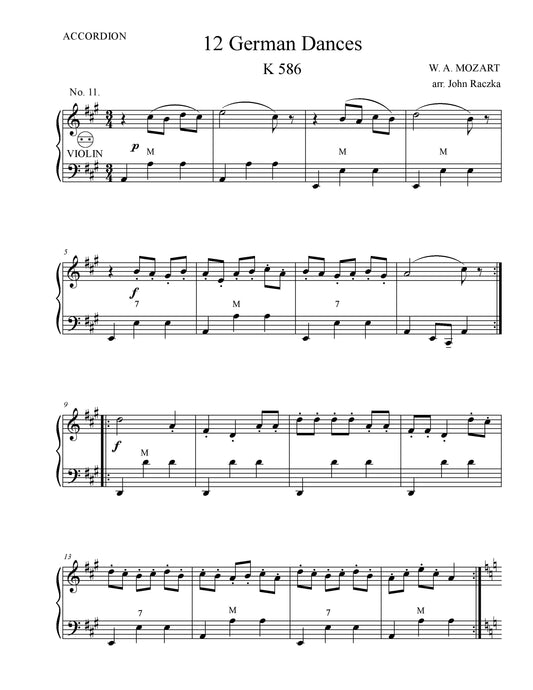 12 German Dances No. 11