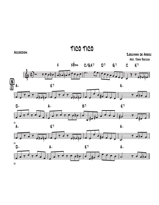 Tico Tico (in 5 parts)