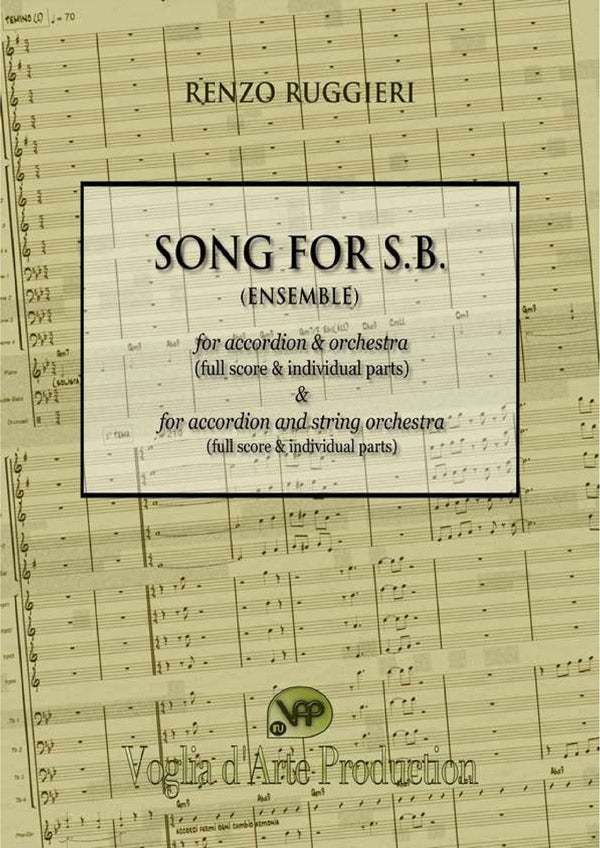 Song for S.B. for Accordion & Orchestra and for Accordion & String Orchestra